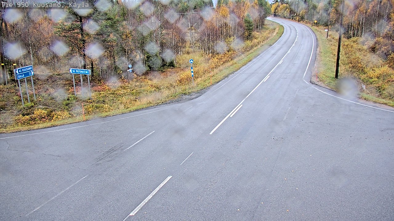 Weather Camera Image Road 950 Kuusamo, Käylä, Kuusamo, Pohjois-Pohjanmaa