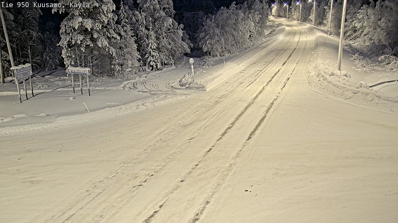 Kelikamerat Kuva Tie 950 Kuusamo, Käylä, Kuusamo, Pohjois-Pohjanmaa