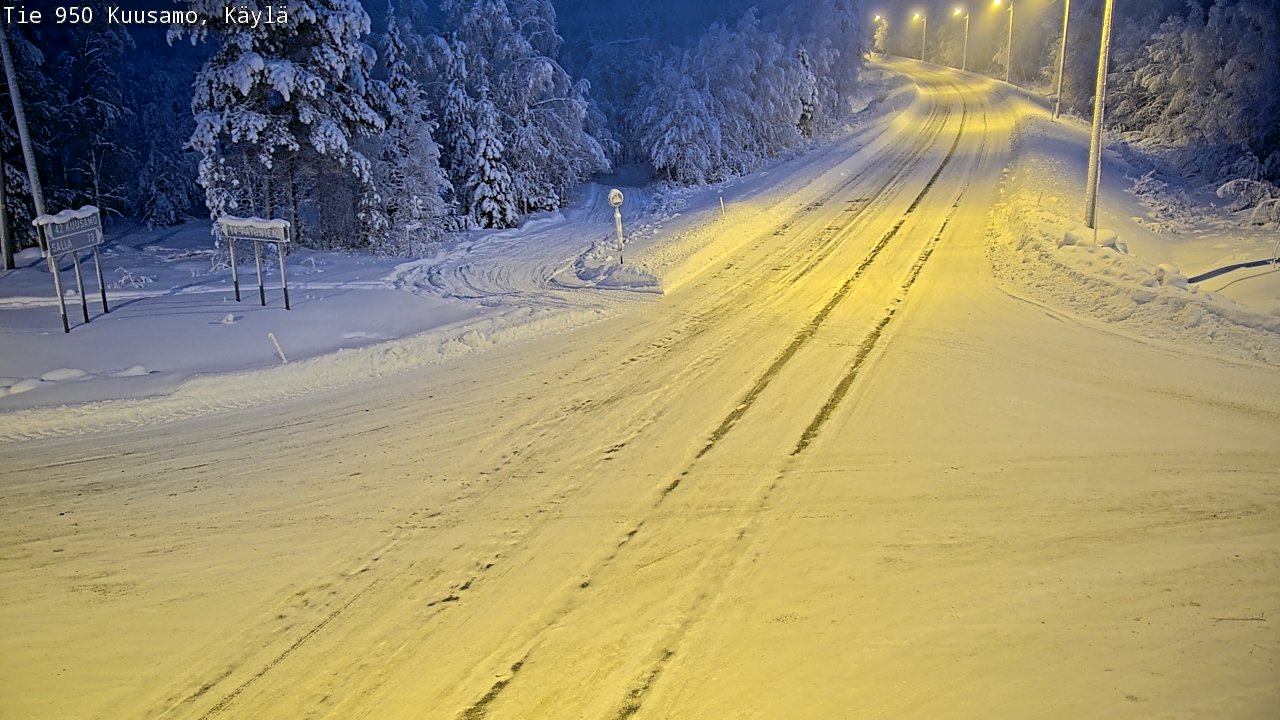 Kelikamerat Kuva Tie 950 Kuusamo, Käylä, Kuusamo, Pohjois-Pohjanmaa