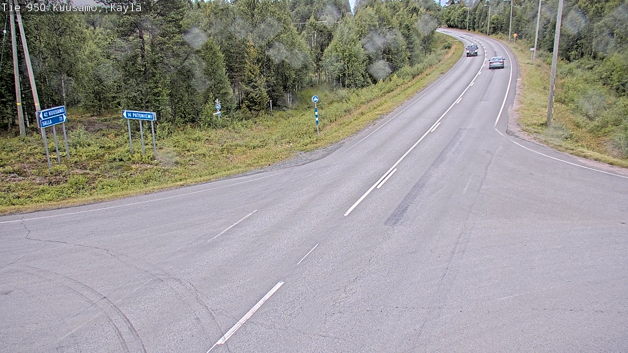 Kelikamerat Kuva Tie 950 Kuusamo, Käylä, Kuusamo, Pohjois-Pohjanmaa