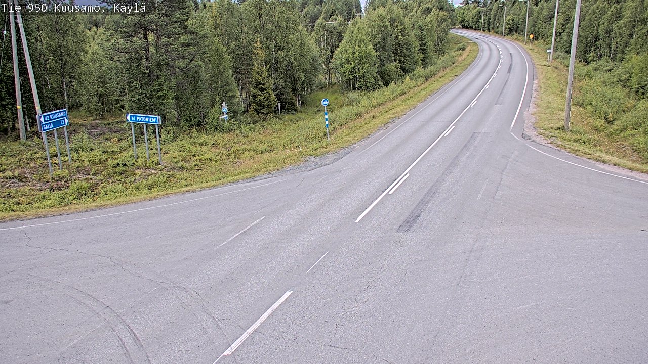 Kelikamerat Kuva Tie 950 Kuusamo, Käylä, Kuusamo, Pohjois-Pohjanmaa