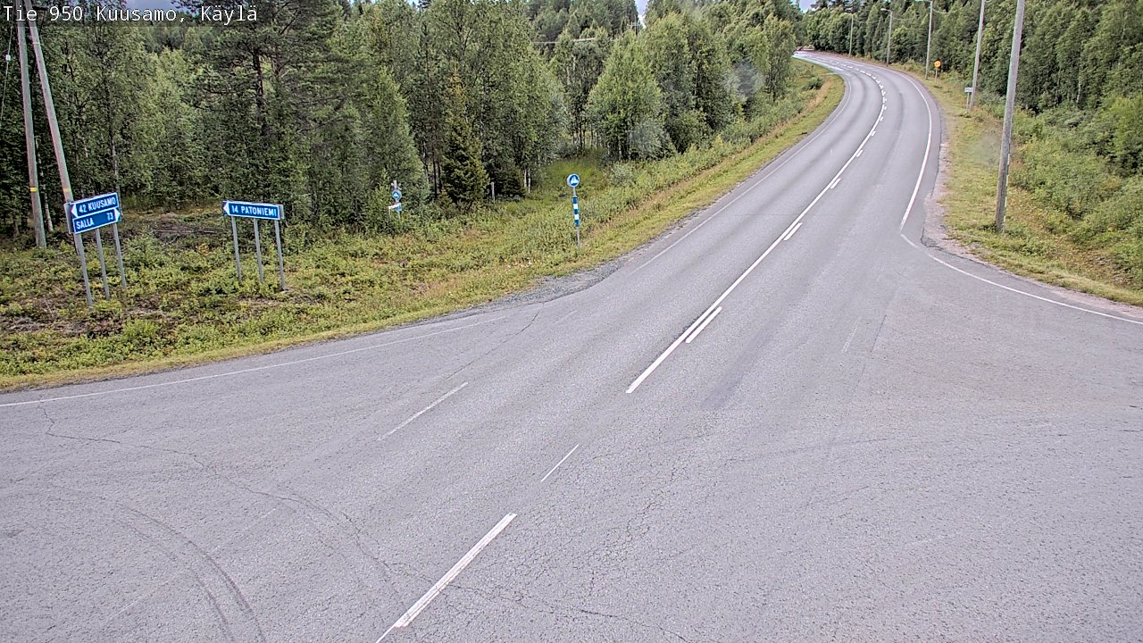 Kelikamerat Kuva Tie 950 Kuusamo, Käylä, Kuusamo, Pohjois-Pohjanmaa