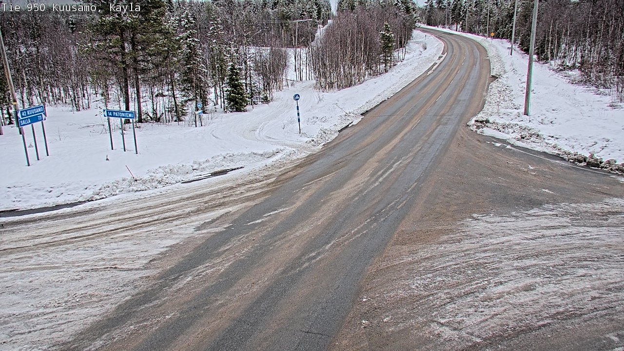Kelikamerat Kuva Tie 950 Kuusamo, Käylä, Kuusamo, Pohjois-Pohjanmaa