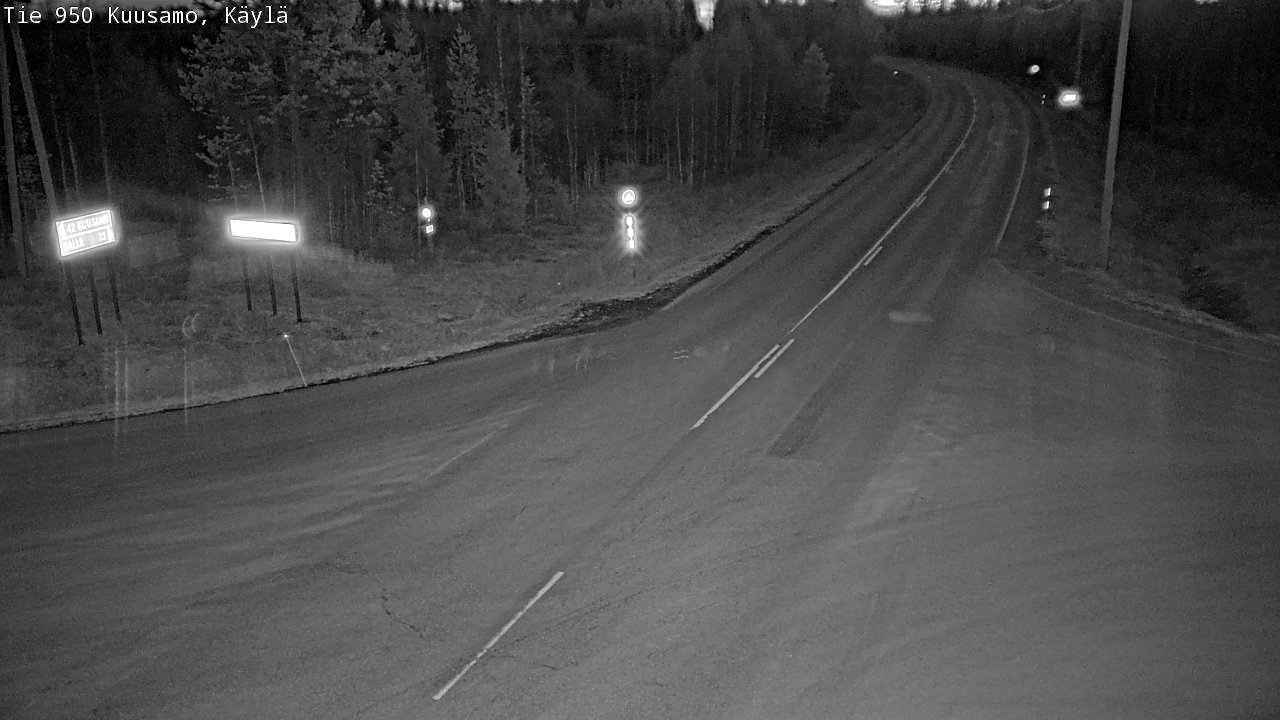 Weather Camera Image Road 950 Kuusamo, Käylä, Kuusamo, Pohjois-Pohjanmaa