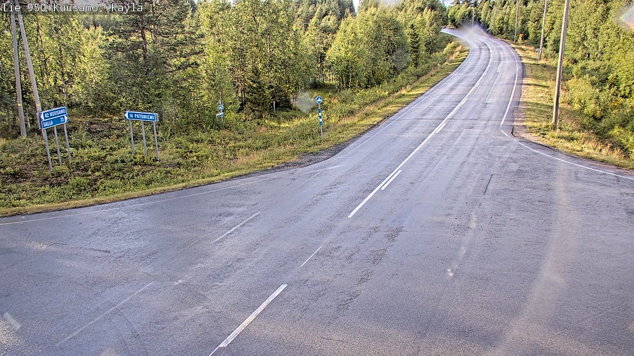 Kelikamerat Kuva Tie 950 Kuusamo, Käylä, Kuusamo, Pohjois-Pohjanmaa