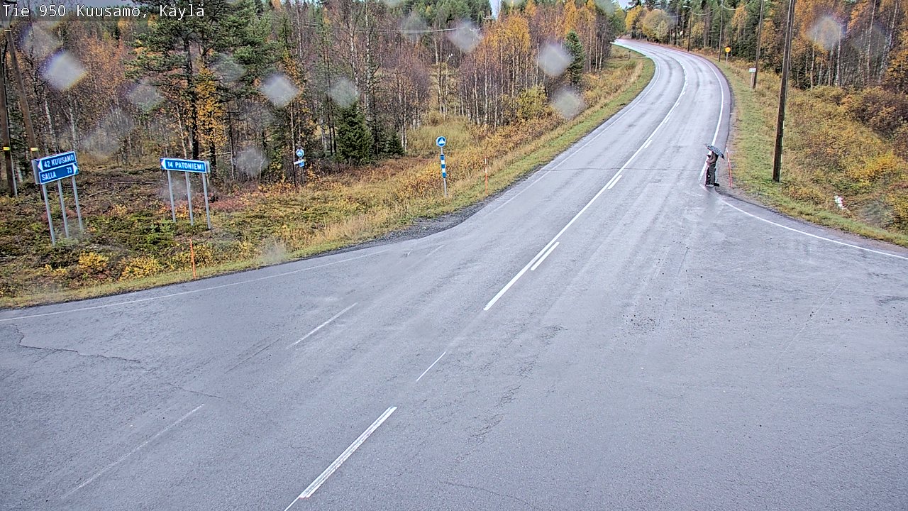 Weather Camera Image Road 950 Kuusamo, Käylä, Kuusamo, Pohjois-Pohjanmaa