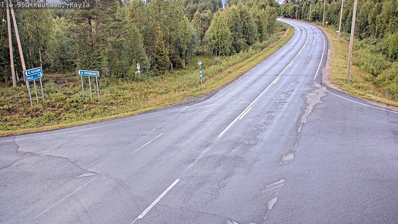 Kelikamerat Kuva Tie 950 Kuusamo, Käylä, Kuusamo, Pohjois-Pohjanmaa