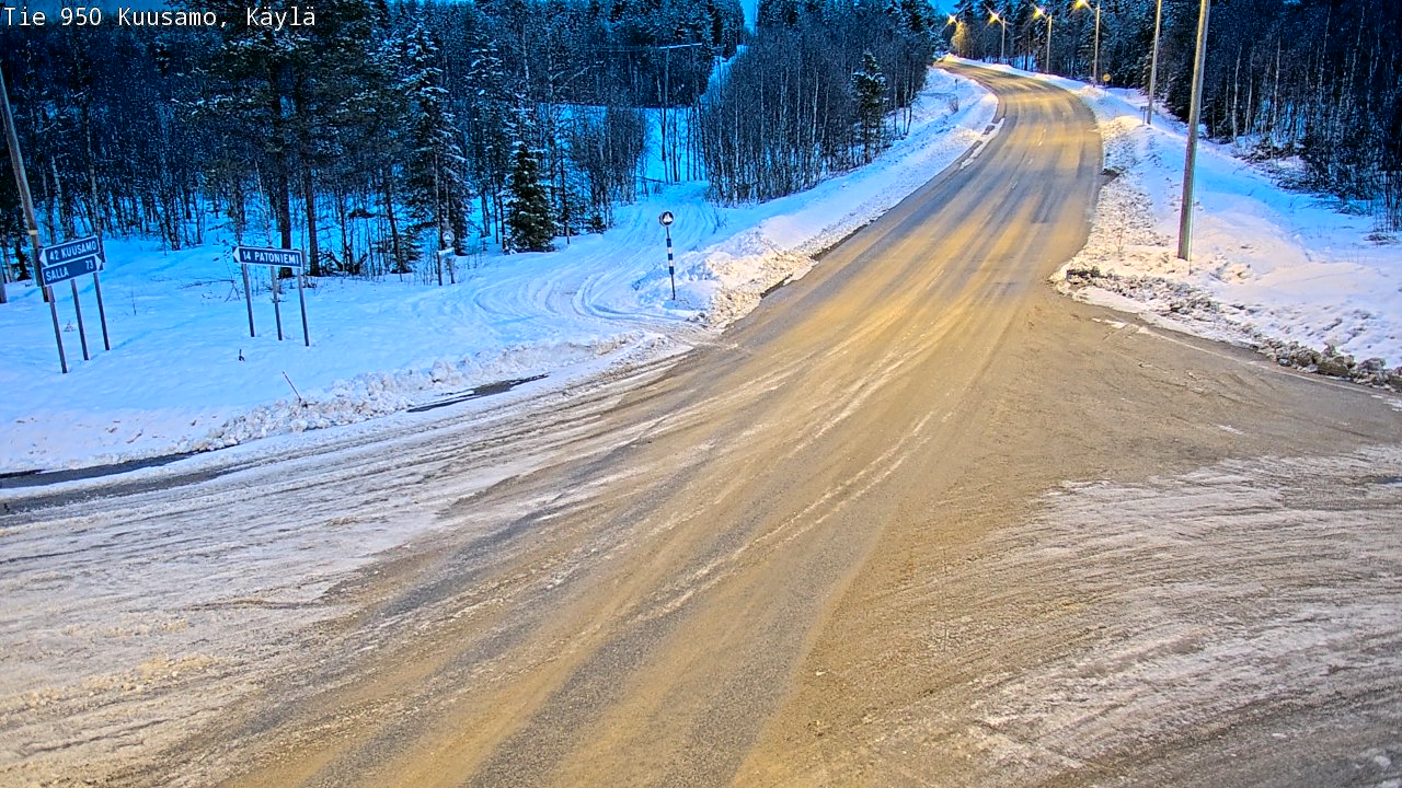 Kelikamerat Kuva Tie 950 Kuusamo, Käylä, Kuusamo, Pohjois-Pohjanmaa