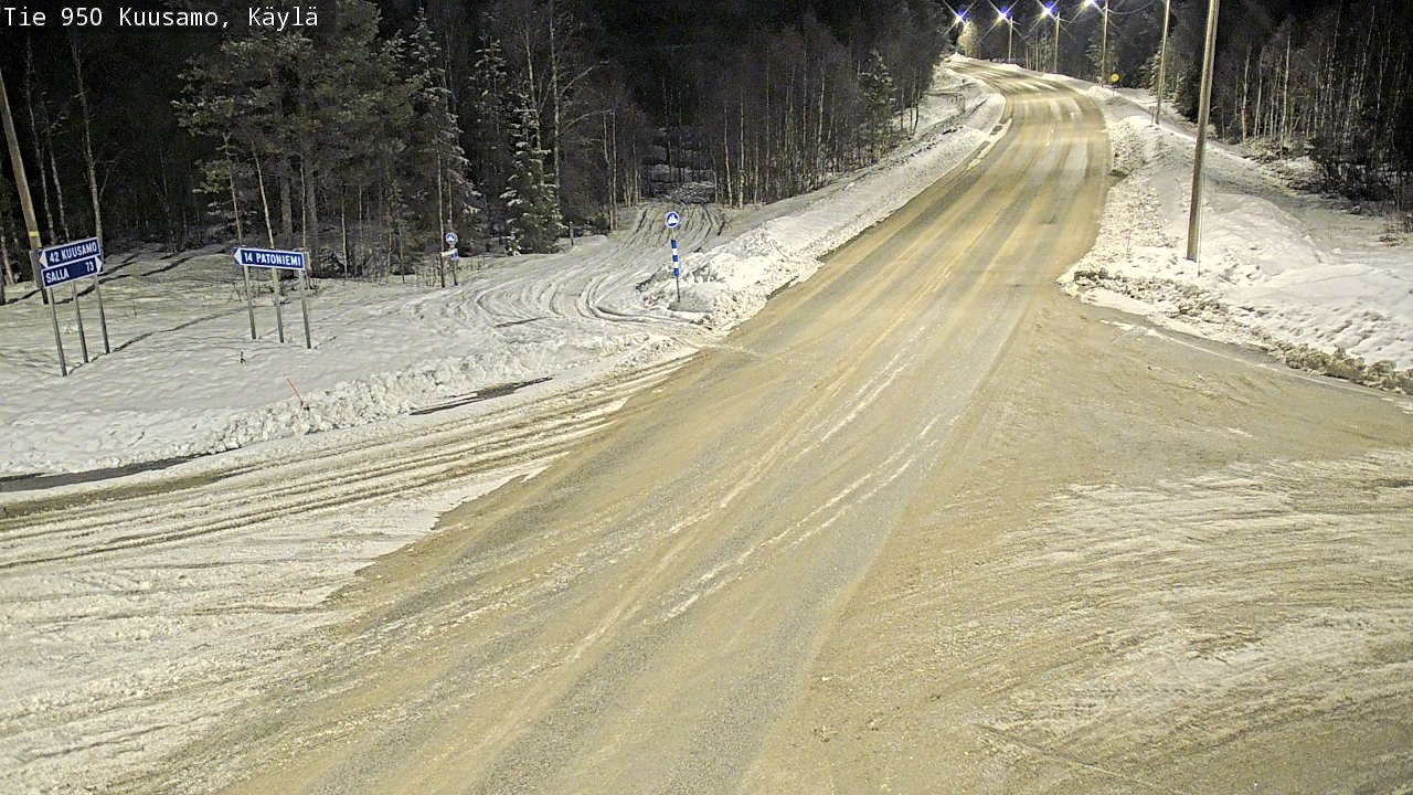 Kelikamerat Kuva Tie 950 Kuusamo, Käylä, Kuusamo, Pohjois-Pohjanmaa