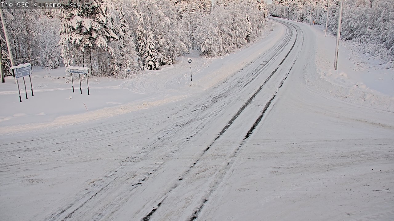 Kelikamerat Kuva Tie 950 Kuusamo, Käylä, Kuusamo, Pohjois-Pohjanmaa