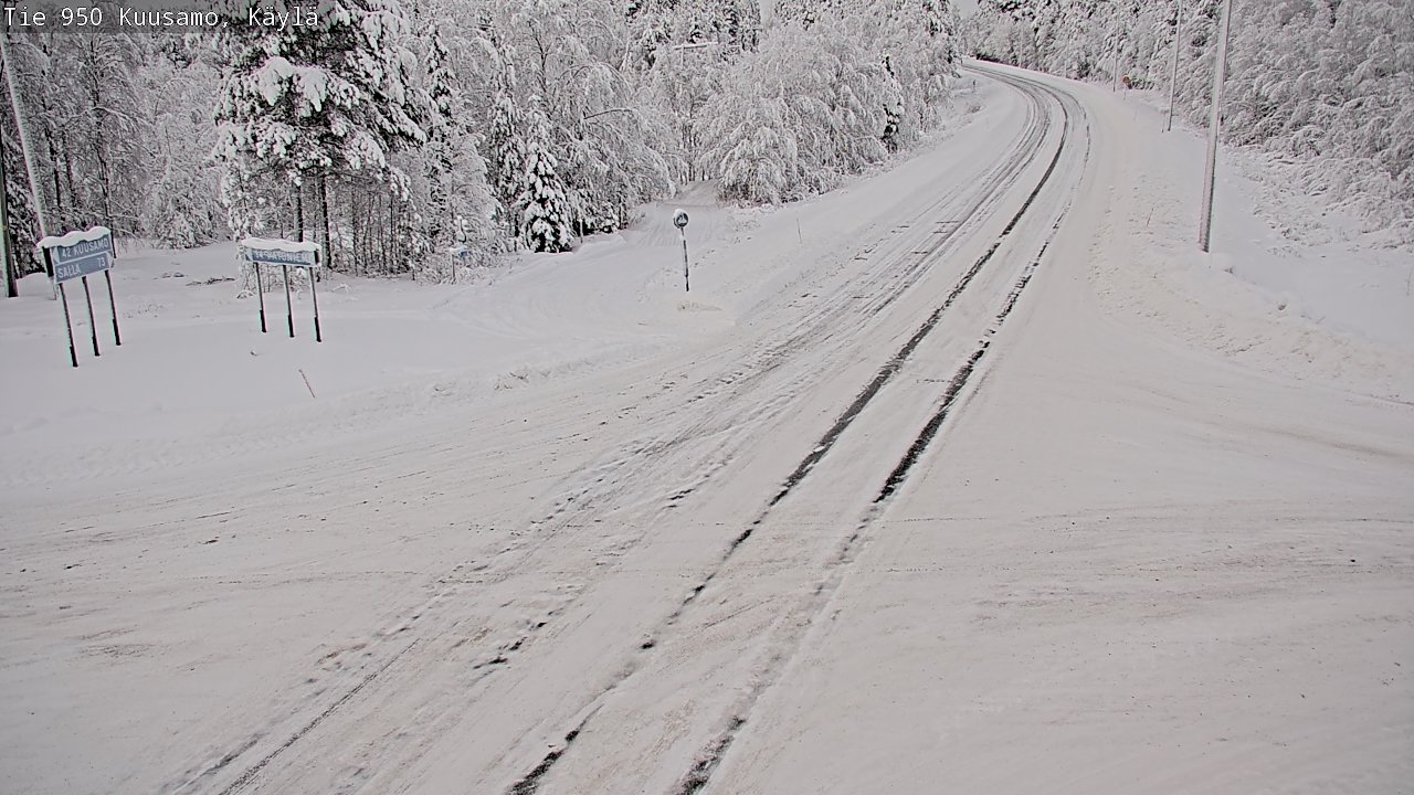 Kelikamerat Kuva Tie 950 Kuusamo, Käylä, Kuusamo, Pohjois-Pohjanmaa