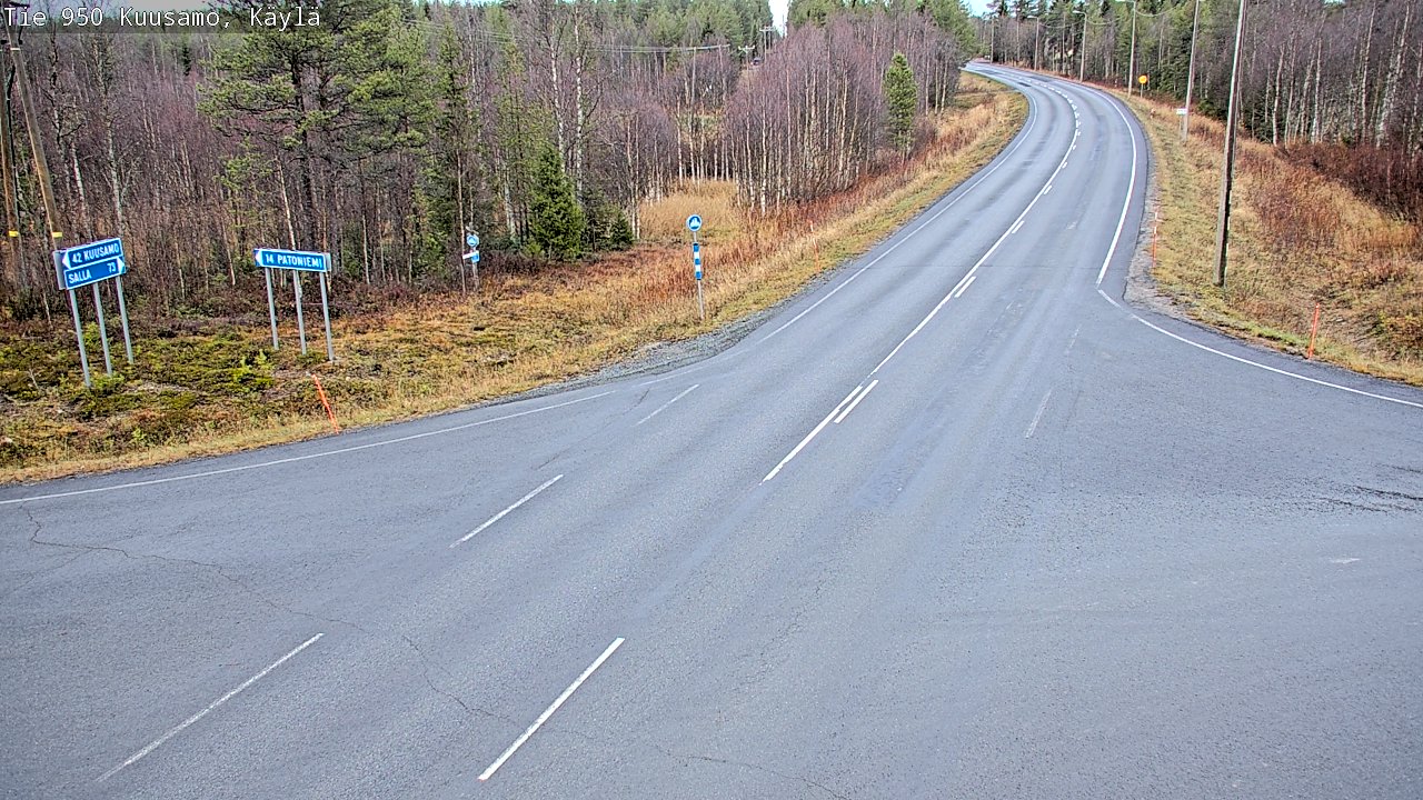 Kelikamerat Kuva Tie 950 Kuusamo, Käylä, Kuusamo, Pohjois-Pohjanmaa