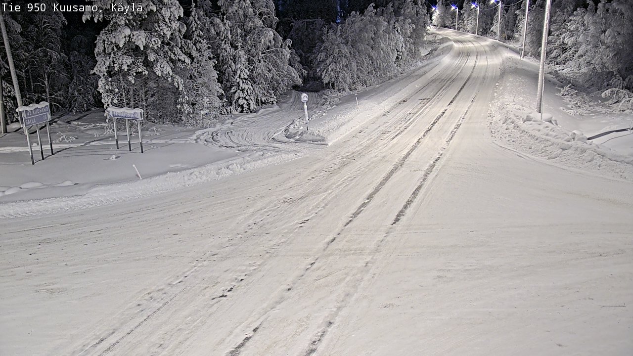 Kelikamerat Kuva Tie 950 Kuusamo, Käylä, Kuusamo, Pohjois-Pohjanmaa