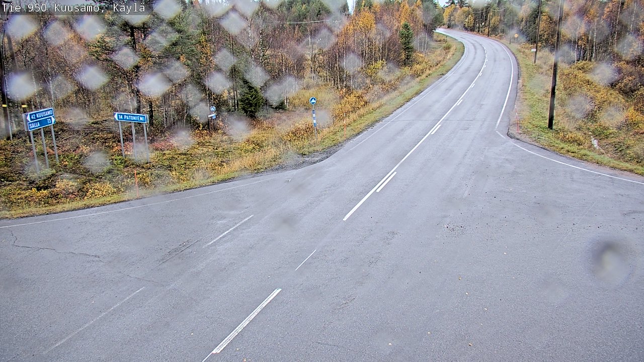 Weather Camera Image Road 950 Kuusamo, Käylä, Kuusamo, Pohjois-Pohjanmaa