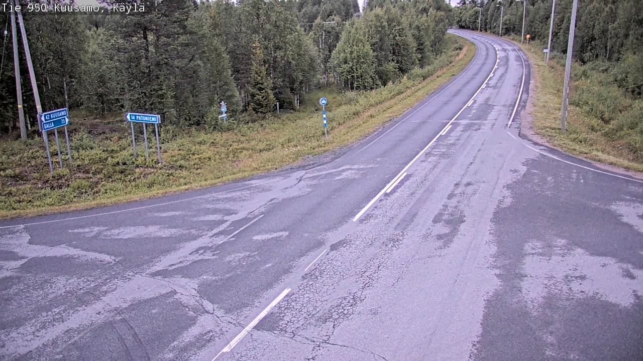 Kelikamerat Kuva Tie 950 Kuusamo, Käylä, Kuusamo, Pohjois-Pohjanmaa