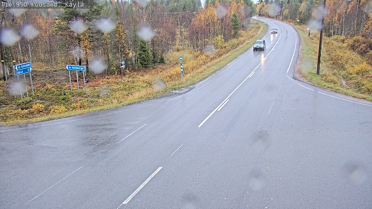 Weather Camera Image Road 950 Kuusamo, Käylä, Kuusamo, Pohjois-Pohjanmaa