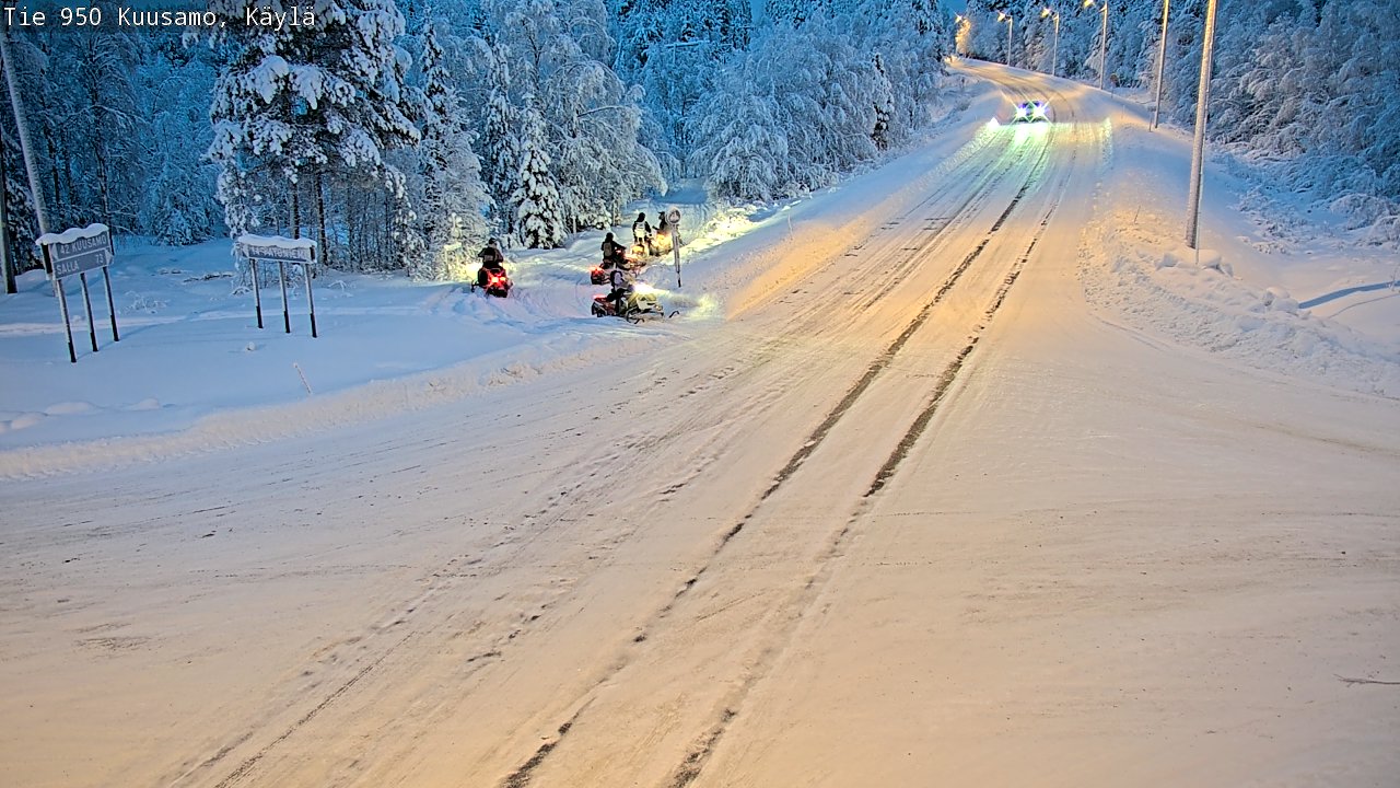 Kelikamerat Kuva Tie 950 Kuusamo, Käylä, Kuusamo, Pohjois-Pohjanmaa