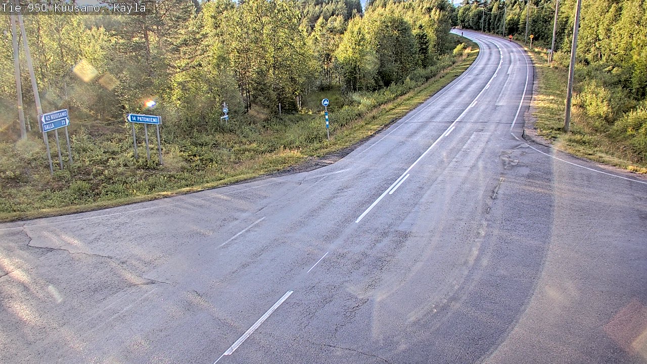 Kelikamerat Kuva Tie 950 Kuusamo, Käylä, Kuusamo, Pohjois-Pohjanmaa