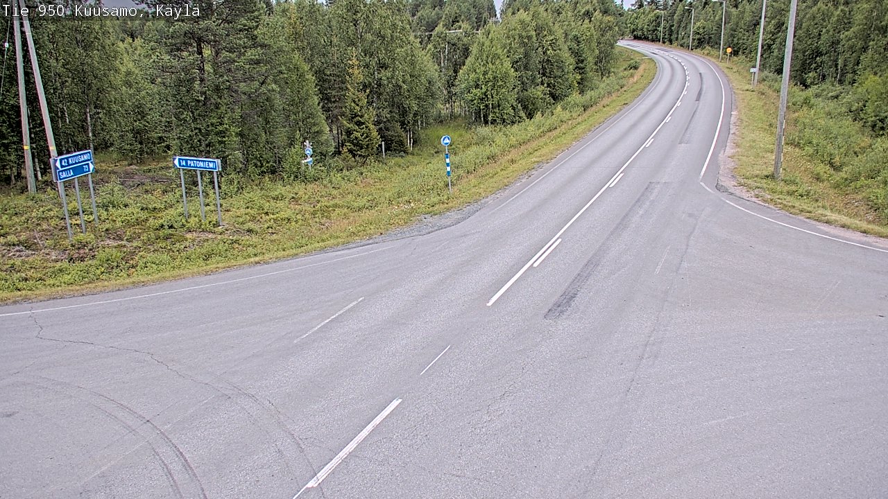 Kelikamerat Kuva Tie 950 Kuusamo, Käylä, Kuusamo, Pohjois-Pohjanmaa