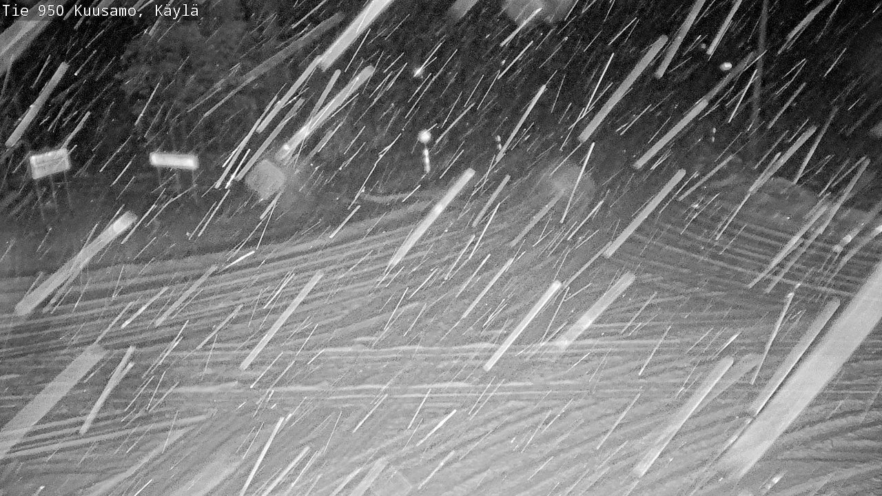 Weather Camera Image Road 950 Kuusamo, Käylä, Kuusamo, Pohjois-Pohjanmaa