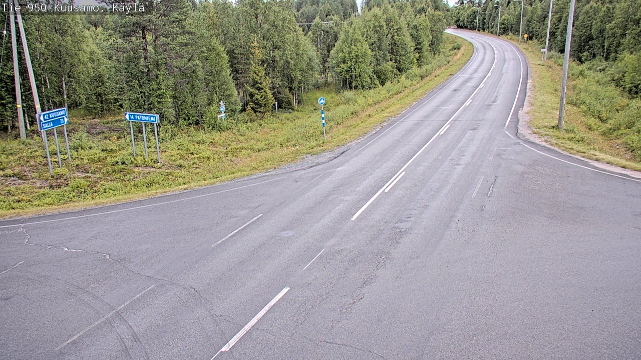 Kelikamerat Kuva Tie 950 Kuusamo, Käylä, Kuusamo, Pohjois-Pohjanmaa