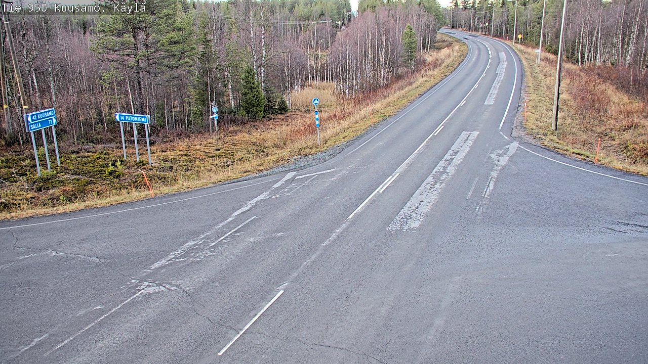 Kelikamerat Kuva Tie 950 Kuusamo, Käylä, Kuusamo, Pohjois-Pohjanmaa