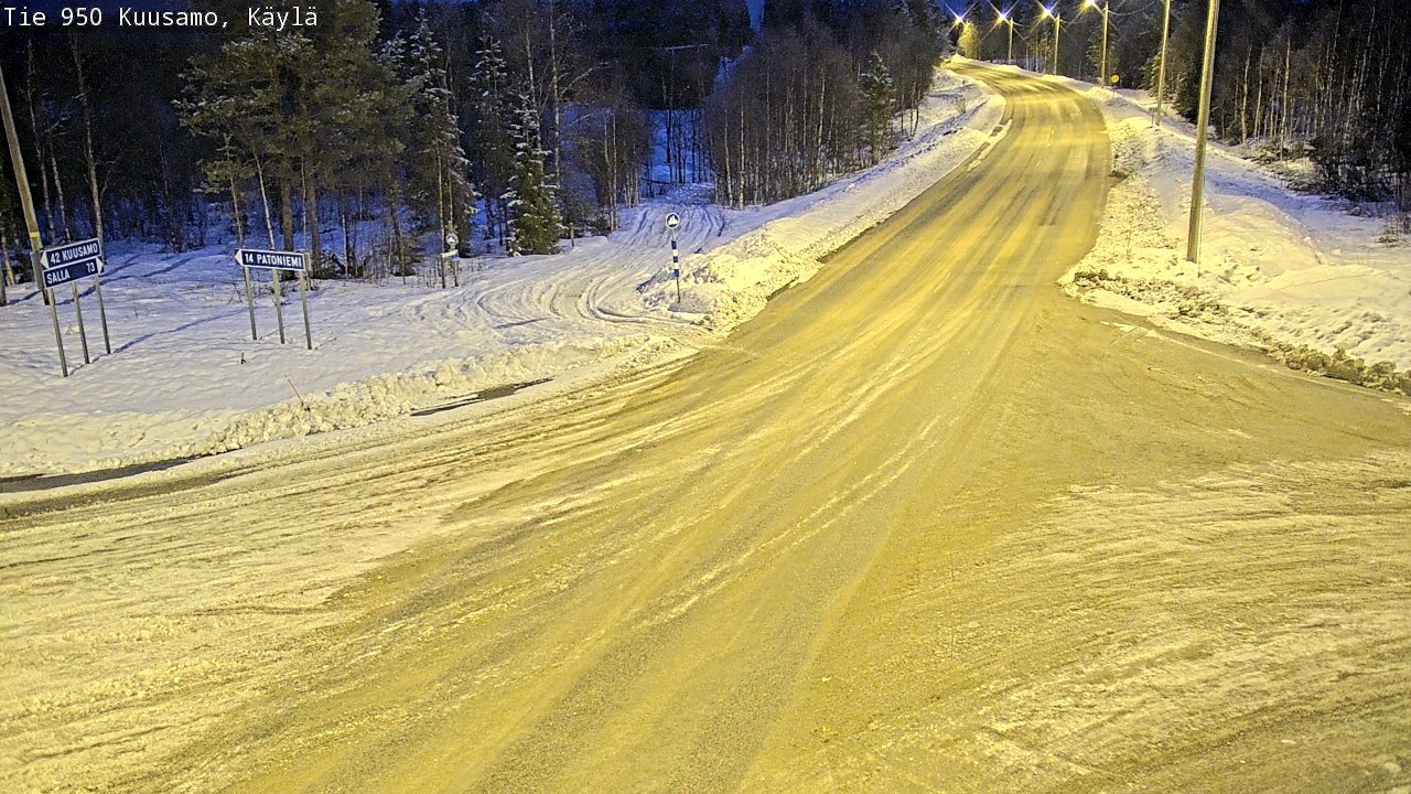 Kelikamerat Kuva Tie 950 Kuusamo, Käylä, Kuusamo, Pohjois-Pohjanmaa