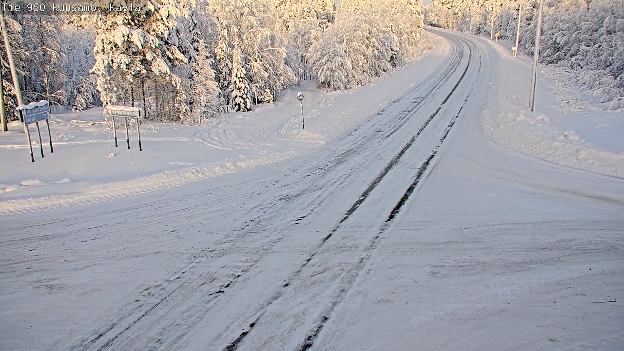 Kelikamerat Kuva Tie 950 Kuusamo, Käylä, Kuusamo, Pohjois-Pohjanmaa