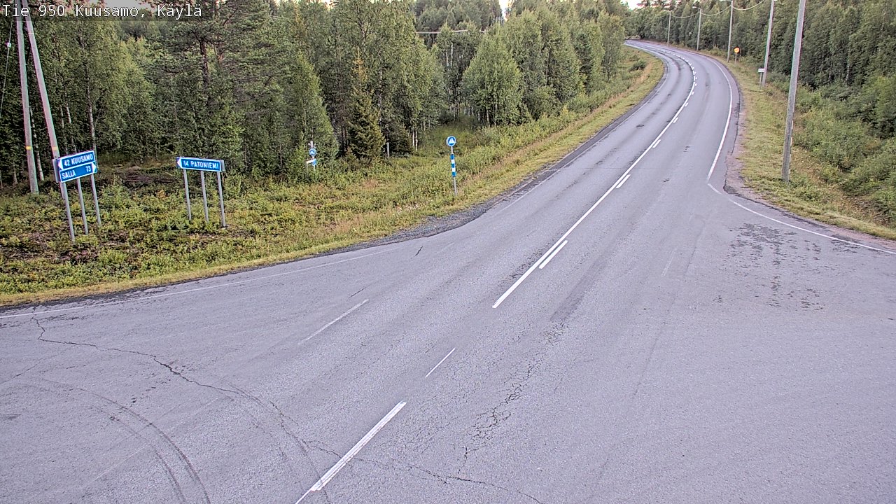 Kelikamerat Kuva Tie 950 Kuusamo, Käylä, Kuusamo, Pohjois-Pohjanmaa