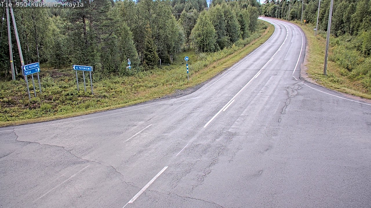 Kelikamerat Kuva Tie 950 Kuusamo, Käylä, Kuusamo, Pohjois-Pohjanmaa
