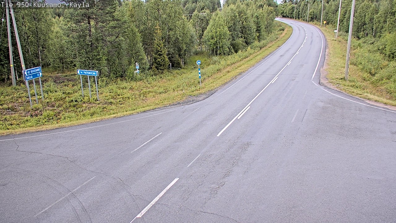 Kelikamerat Kuva Tie 950 Kuusamo, Käylä, Kuusamo, Pohjois-Pohjanmaa