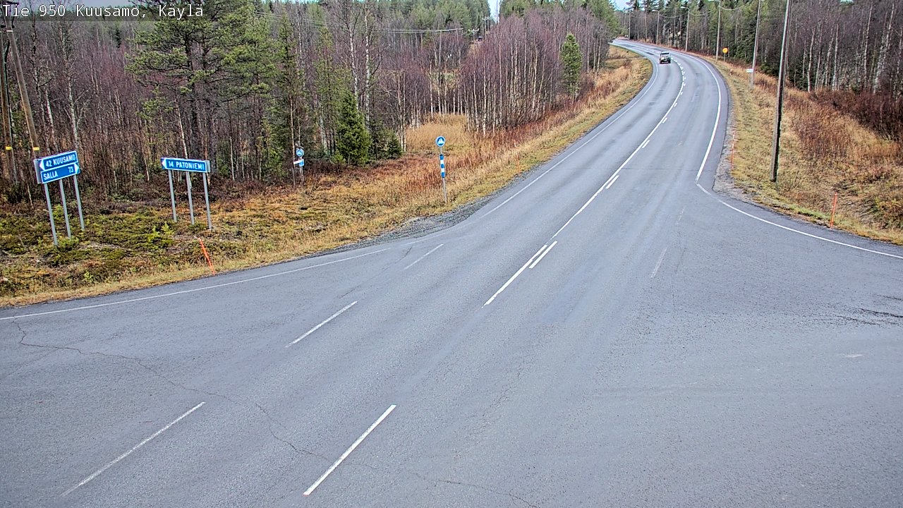 Kelikamerat Kuva Tie 950 Kuusamo, Käylä, Kuusamo, Pohjois-Pohjanmaa