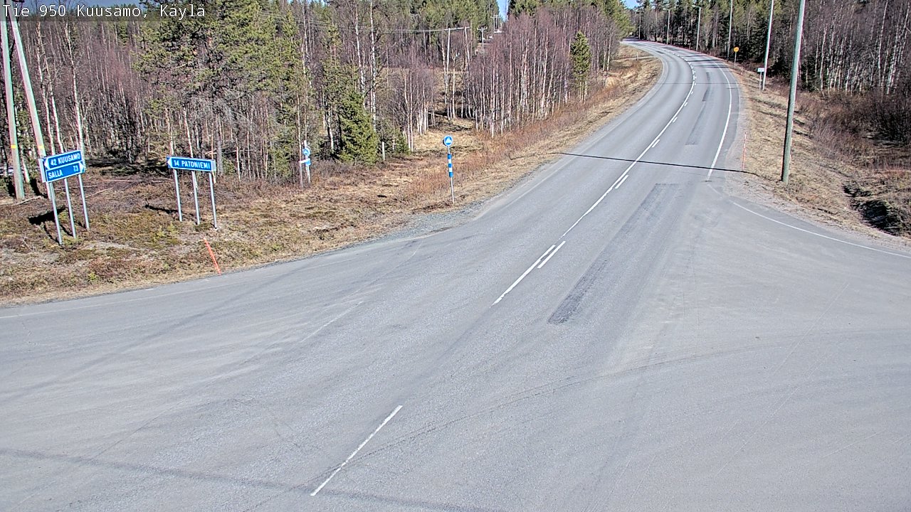 Kelikamerat Kuva Tie 950 Kuusamo, Käylä, Kuusamo, Pohjois-Pohjanmaa