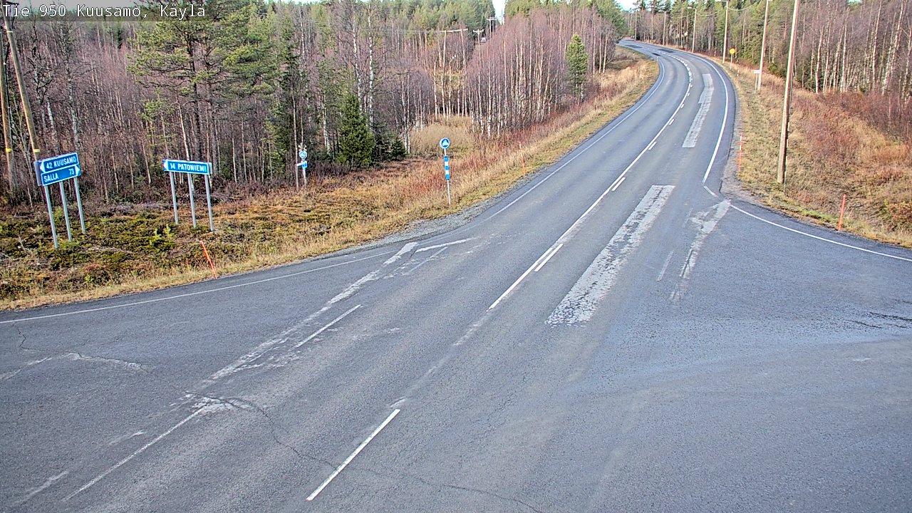 Kelikamerat Kuva Tie 950 Kuusamo, Käylä, Kuusamo, Pohjois-Pohjanmaa