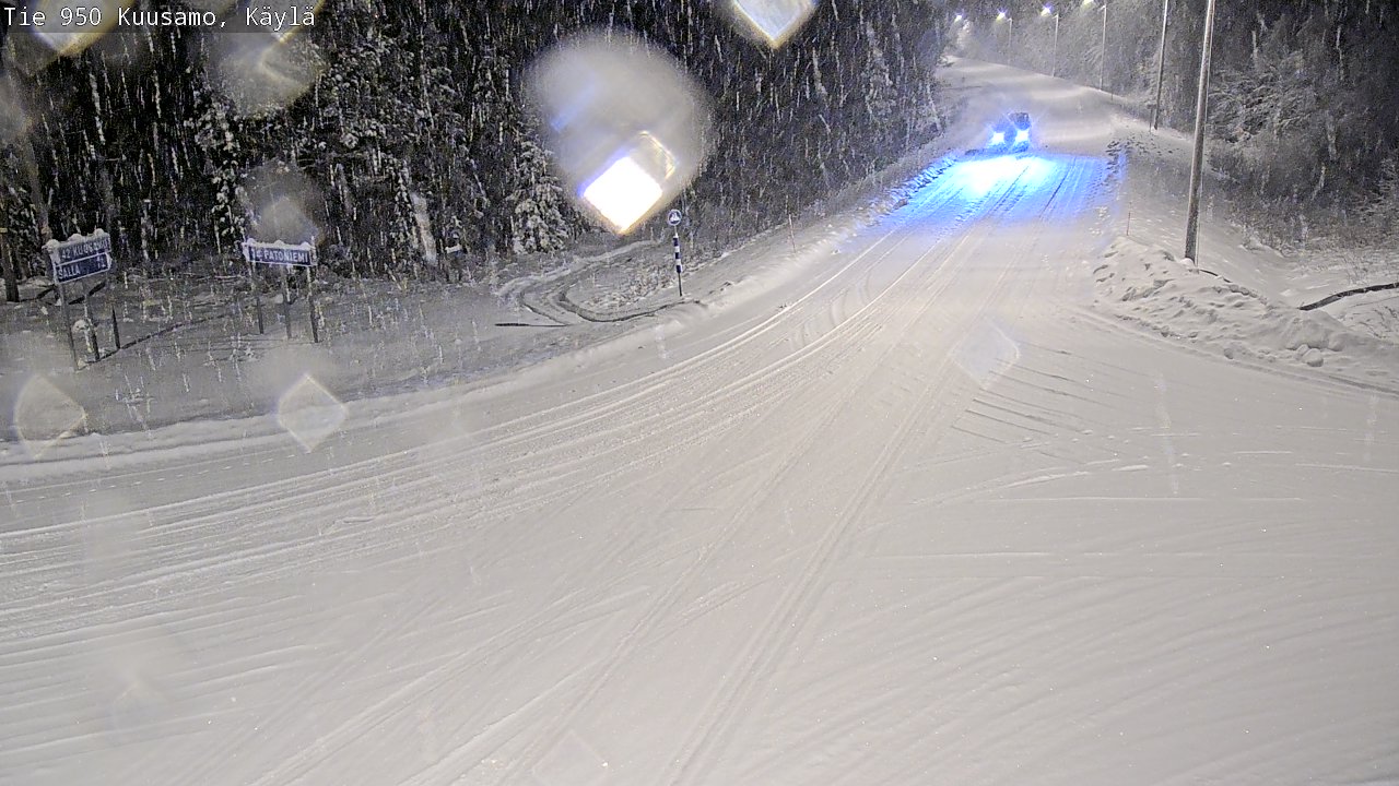 Weather Camera Image Road 950 Kuusamo, Käylä, Kuusamo, Pohjois-Pohjanmaa