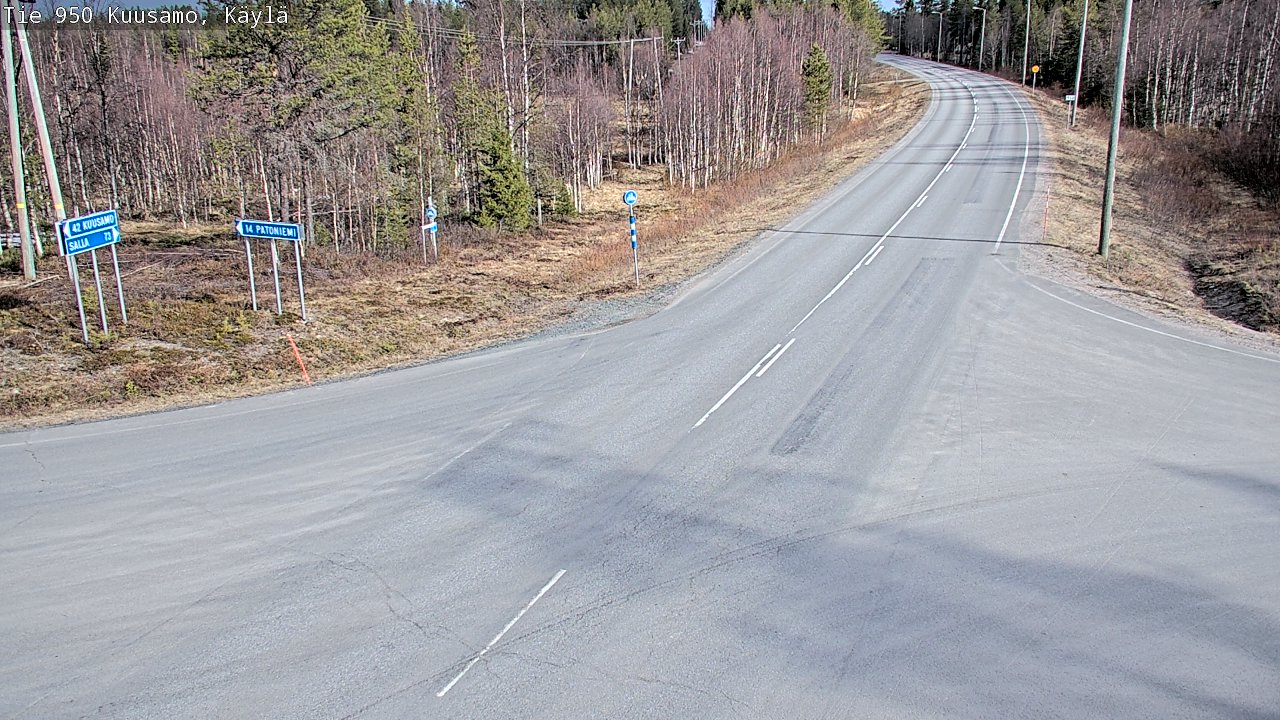 Kelikamerat Kuva Tie 950 Kuusamo, Käylä, Kuusamo, Pohjois-Pohjanmaa