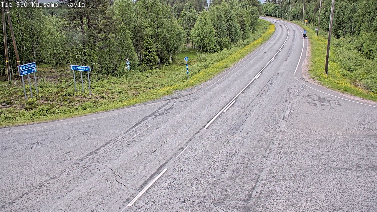 Kelikamerat Kuva Tie 950 Kuusamo, Käylä, Kuusamo, Pohjois-Pohjanmaa