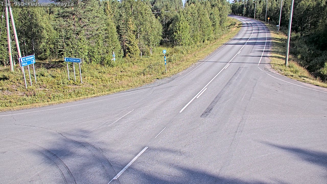 Kelikamerat Kuva Tie 950 Kuusamo, Käylä, Kuusamo, Pohjois-Pohjanmaa
