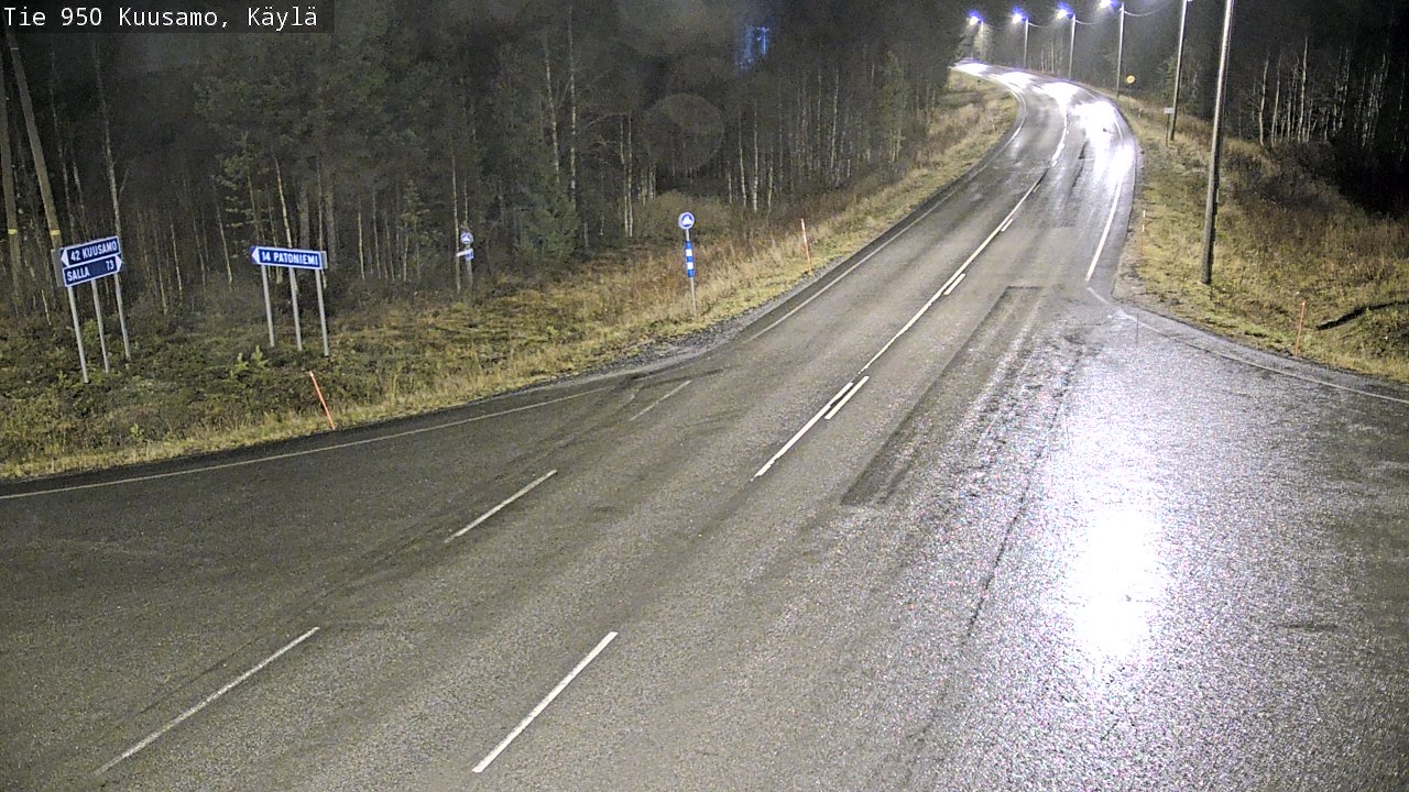 Kelikamerat Kuva Tie 950 Kuusamo, Käylä, Kuusamo, Pohjois-Pohjanmaa