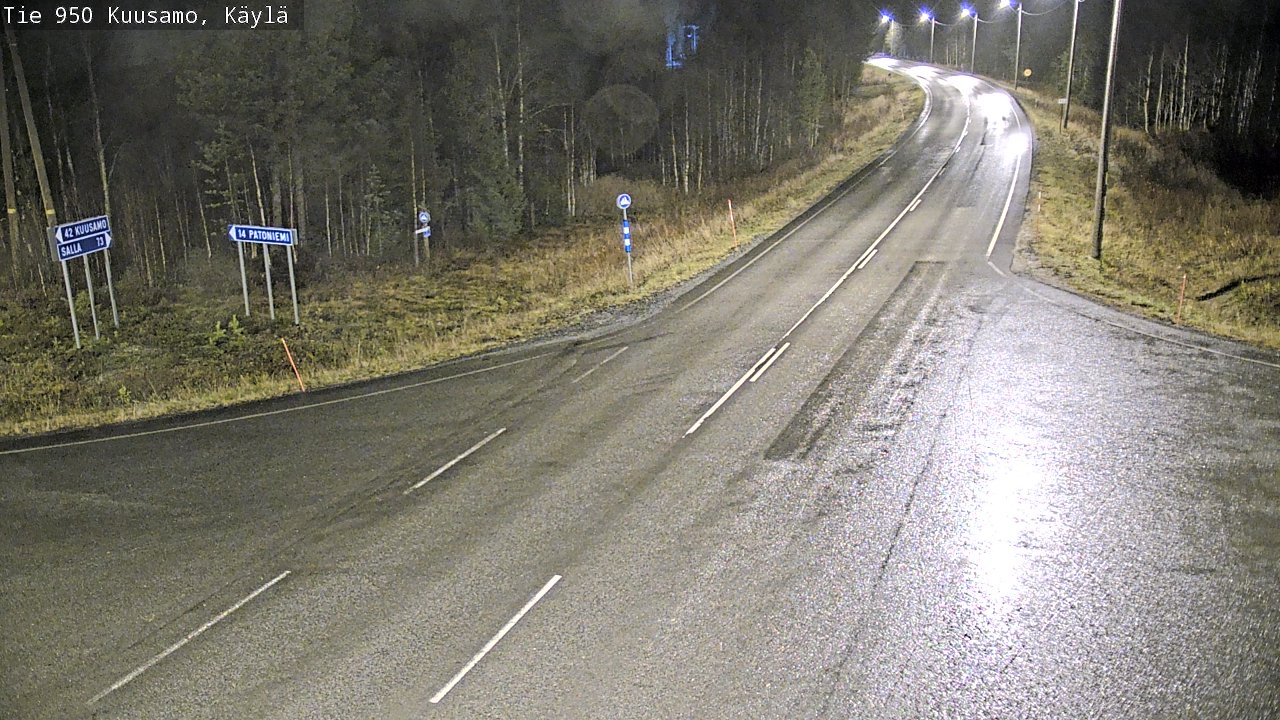 Kelikamerat Kuva Tie 950 Kuusamo, Käylä, Kuusamo, Pohjois-Pohjanmaa