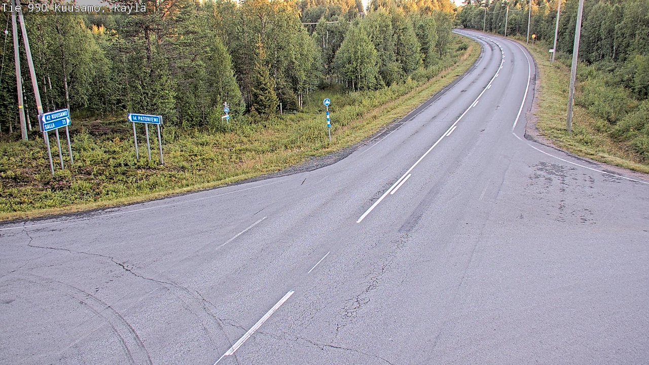 Kelikamerat Kuva Tie 950 Kuusamo, Käylä, Kuusamo, Pohjois-Pohjanmaa