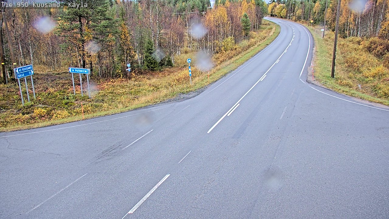 Kelikamerat Kuva Tie 950 Kuusamo, Käylä, Kuusamo, Pohjois-Pohjanmaa