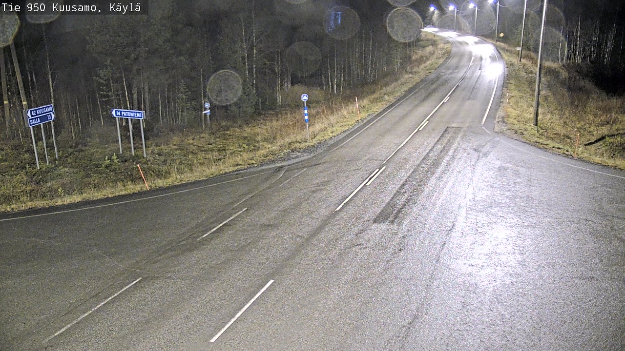 Kelikamerat Kuva Tie 950 Kuusamo, Käylä, Kuusamo, Pohjois-Pohjanmaa
