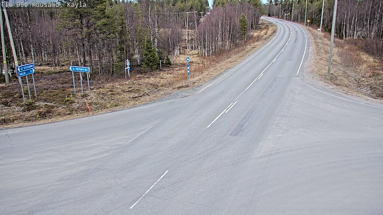 Kelikamerat Kuva Tie 950 Kuusamo, Käylä, Kuusamo, Pohjois-Pohjanmaa