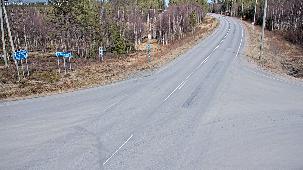 Kelikamerat Kuva Tie 950 Kuusamo, Käylä, Kuusamo, Pohjois-Pohjanmaa