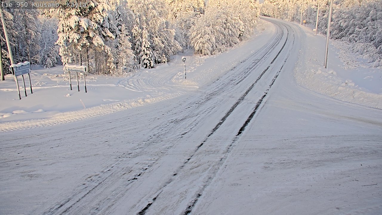 Kelikamerat Kuva Tie 950 Kuusamo, Käylä, Kuusamo, Pohjois-Pohjanmaa