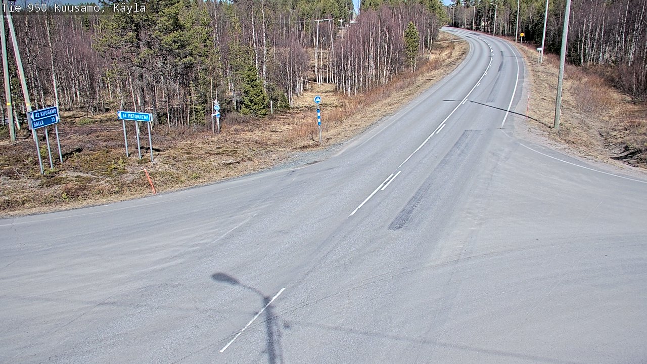 Kelikamerat Kuva Tie 950 Kuusamo, Käylä, Kuusamo, Pohjois-Pohjanmaa