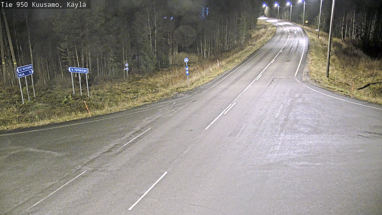 Kelikamerat Kuva Tie 950 Kuusamo, Käylä, Kuusamo, Pohjois-Pohjanmaa