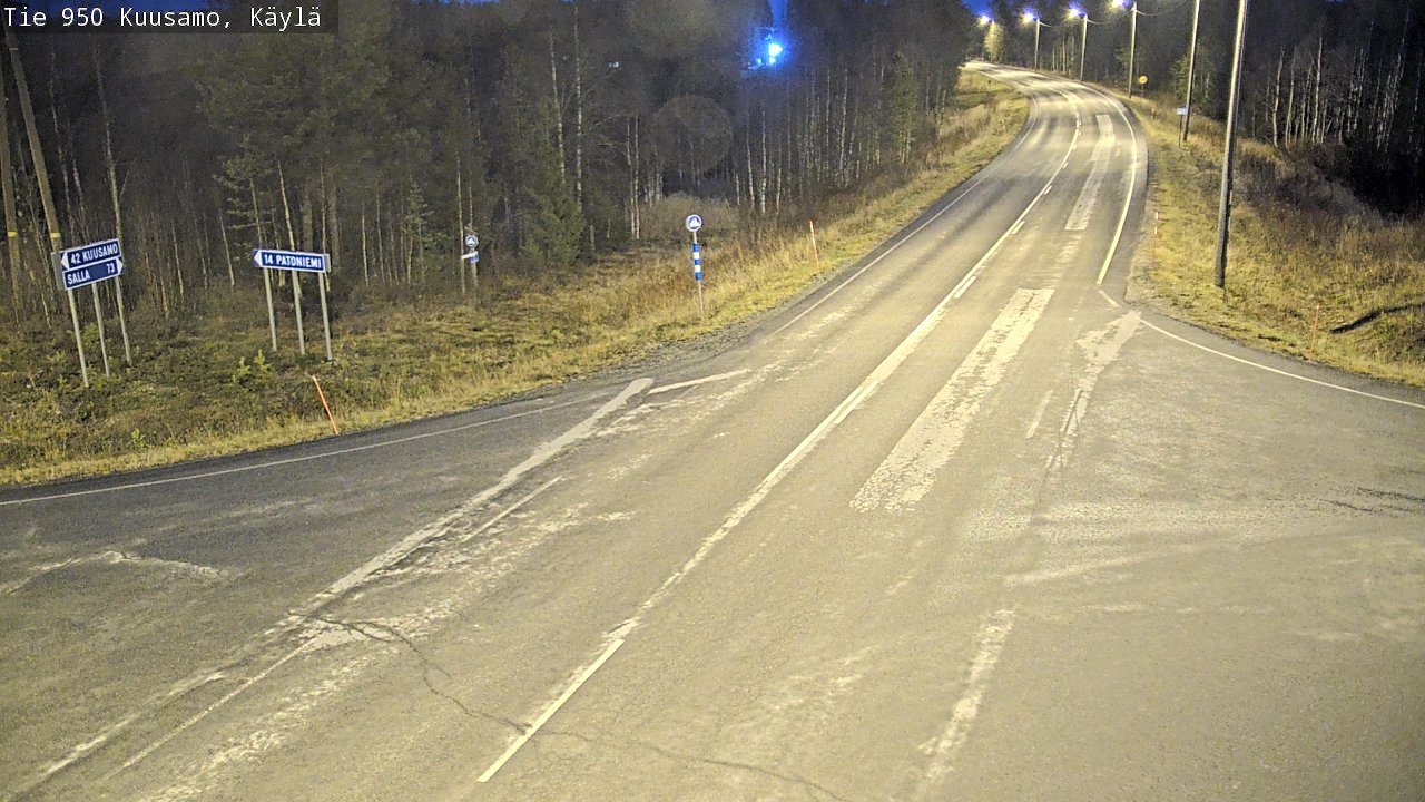 Kelikamerat Kuva Tie 950 Kuusamo, Käylä, Kuusamo, Pohjois-Pohjanmaa