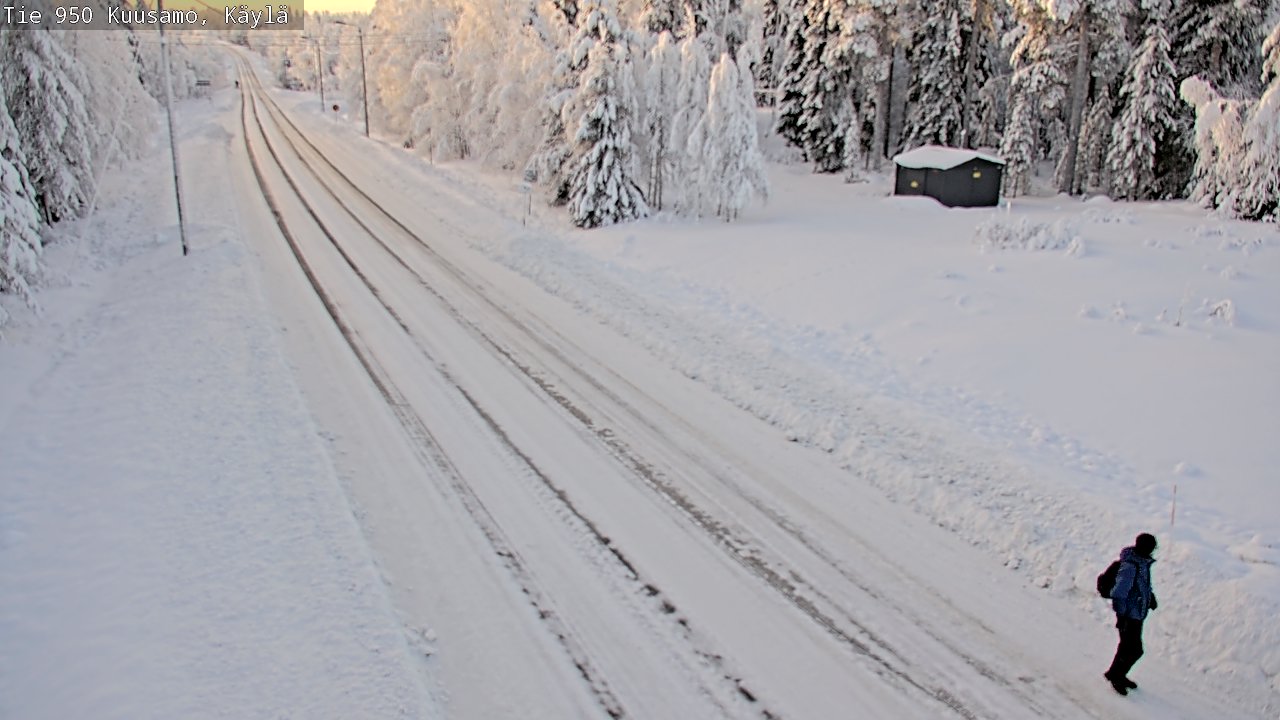Weather Camera Image Väg 950 Kuusamo, Käylä, Kuusamo, Pohjois-Pohjanmaa